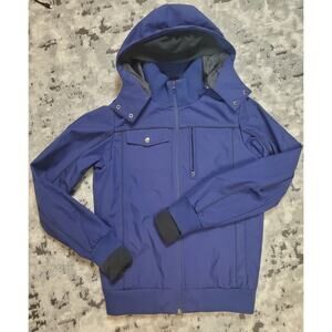 BauBax Gorpcore Bikecore Blokecore Jacket Water Resistant Wind Breaker Hood